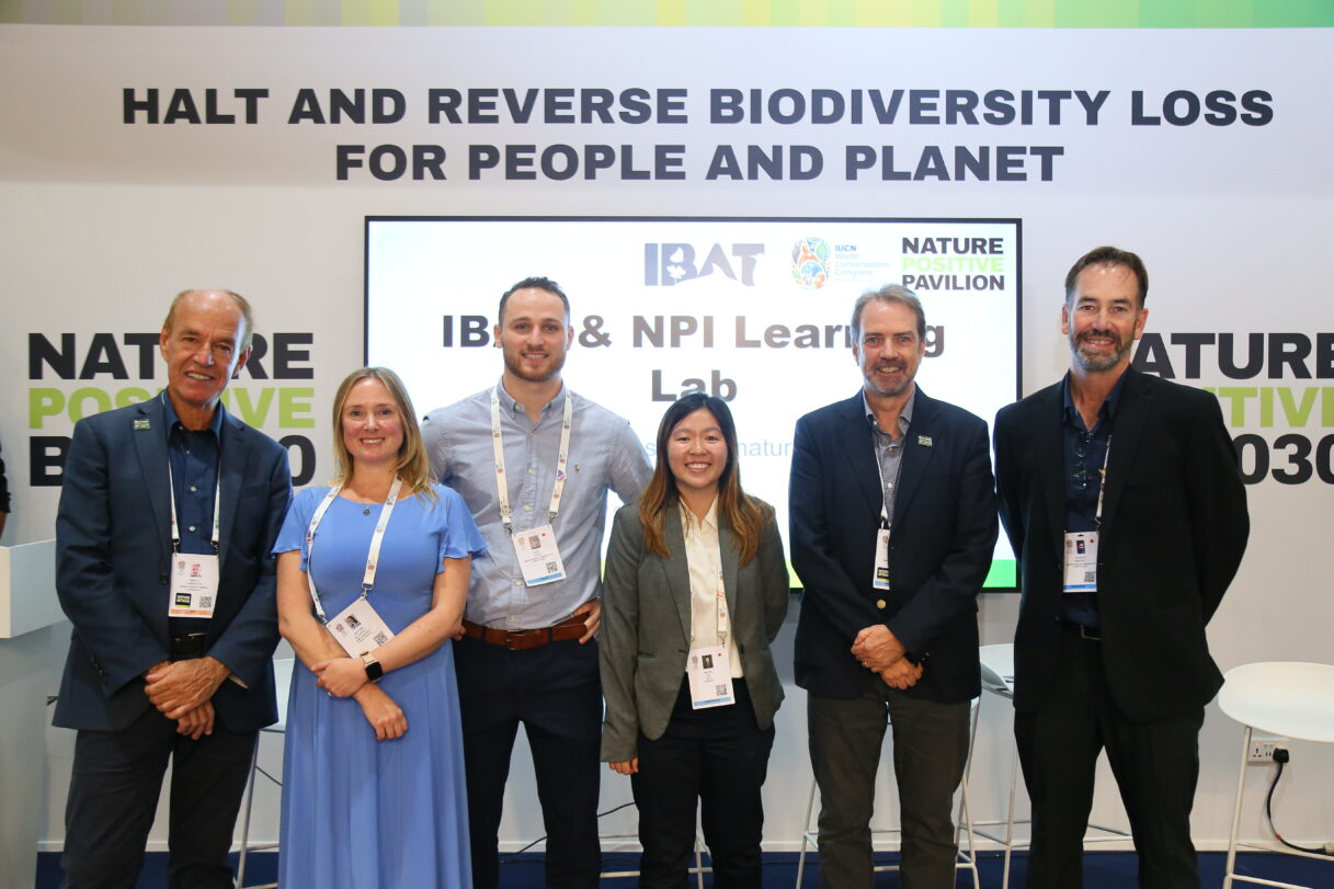 IBAT and Nature Positive Initiative learning lab at IUCN WCC